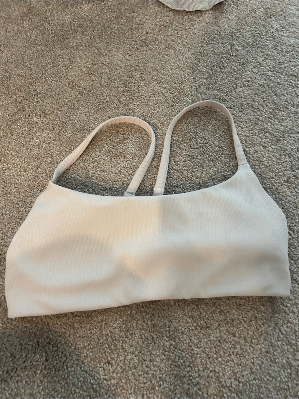 lululemon athletica Light Cream Seamless Bralette